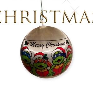 Vintage  1990 Teenage Mutant Ninja Turtles  Christmas ornament